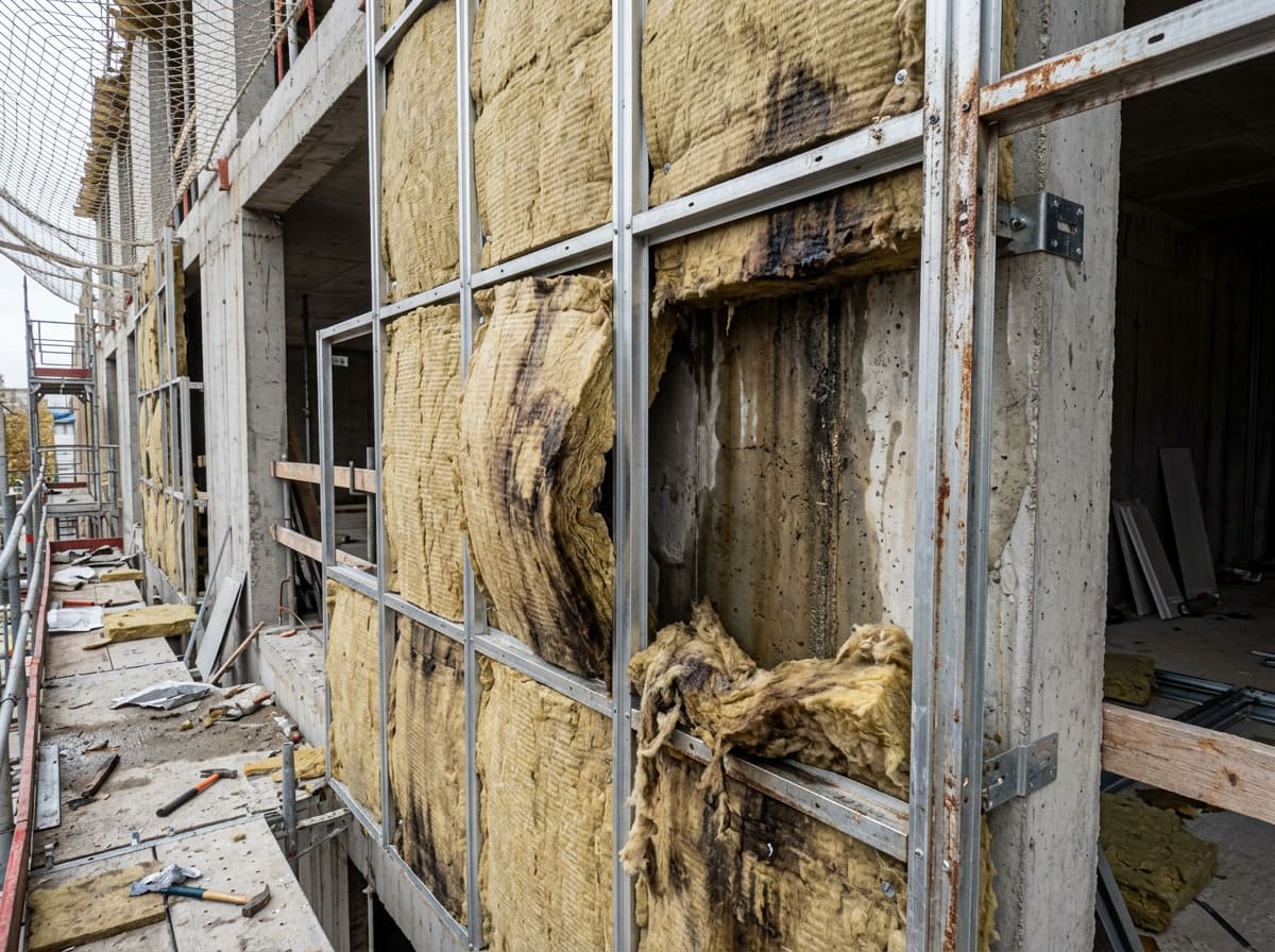 Типичные ошибки монтажа утеплителя под металлические кассеты — деформация и промерзание