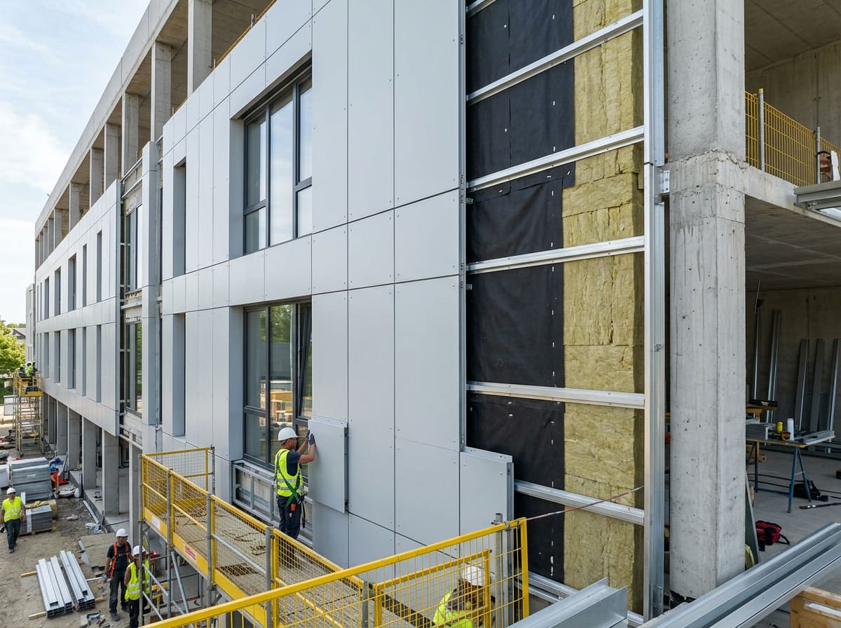 Пенополистирол XPS и ПСБ: ограничения применения на металлических вентфасадах