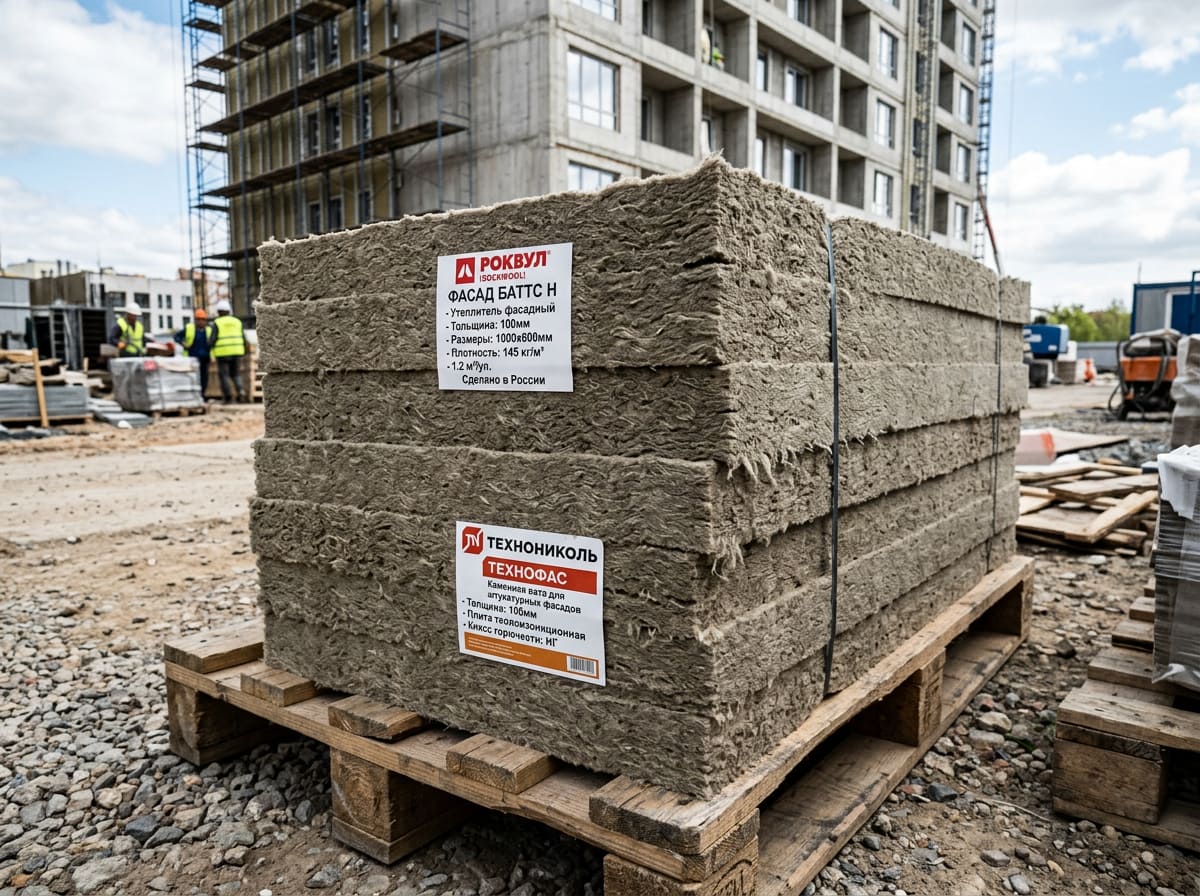 Утеплитель для металлических кассет — устройство вентилируемого фасада